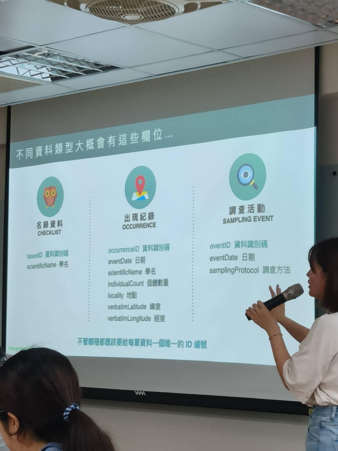 講師介紹不同開放資料的類型與應用